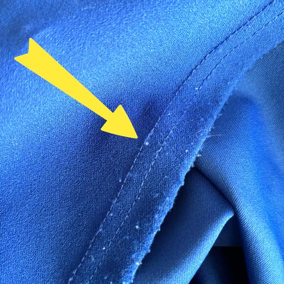 Woosea Royal Blue Mermaid Dress Large Maxi Bodycan High Neck Front Slit Halter - Picture 9 of 10